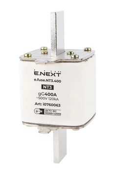 Предохранитель ножевой с плавкой вставкой NT3 400А gG [i0760063] e.fuse.NT3.400 E.NEXT