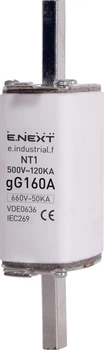Запобіжник ножовий з плавкою вставкою NT1 160А gG [i0760014] e.industrial.f.nt1.160 E.NEXT