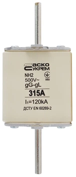 Ножной предохранитель с плавкой вставкой NH 2 315A gG АСКО (A0050010036)