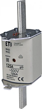 Предохранитель ножевой с плавкой вставкой NH2C 125A gG [4185215] KOMBI ETI