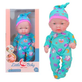 Пупс ToyCloud "Little Baby" в шапочке и бодике AD12308-C7
