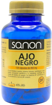 Дієтична добавка Sanon Ajo Negro 450 мг 120 капсул (8436556086625)