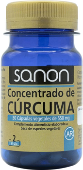 Дієтична добавка Sanon Concentrado De Cúrcuma Veganas 45 г 30 капсул (8436556085017)