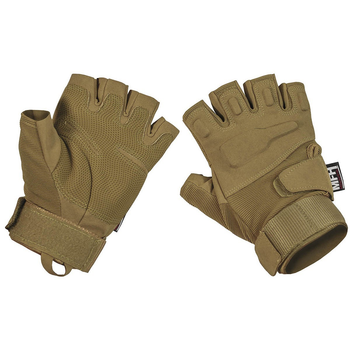 Рукавички тактичні MFH Tactical Gloves Pro Fingerless Coyote XL