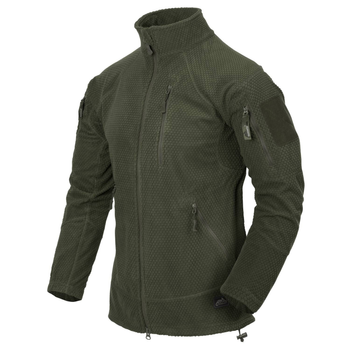 Кофта Alpha Tactical Jacket - Grid Fleece Helikon-Tex Олива M