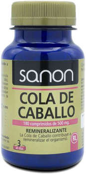 Дієтична добавка Sanon Cola De Caballo 200 капсул по 500 мг (8437013869164)
