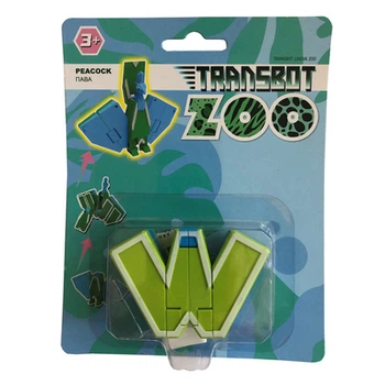 Игрушка-трансформер Transbot Lingva zoo Павлин (T15507/1/T15507/1-23) (10-574903)