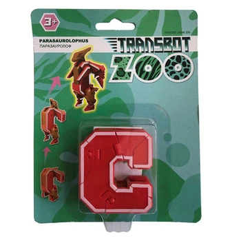 Игрушка-трансформер Transbot Lingva zoo Паразауролоф (T15507/1/T15507/1-3) (10-574883)