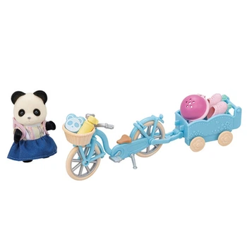 Ігровий набір Sylvanian Families Панда з велосипедом та роликами (5652) (10-575877)