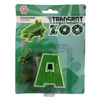 Игрушка-трансформер Transbot Lingva zoo Стегозавр (T15507/1/T15507/1-1) (10-574881)
