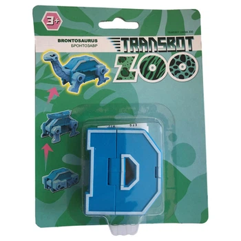Игрушка-трансформер Transbot Lingva zoo Бронтозавр (T15507/1/T15507/1-4) (10-574884)