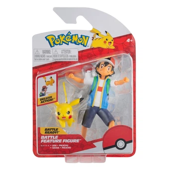 Figurki bitewne Jazwares Pokemon Ash & Pikachu seria 12 (PKW2473) (191726406914)