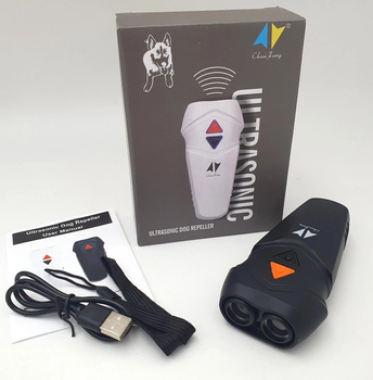 Відлякувач собак із ліхтариком Ultrasonic Dog Repeller