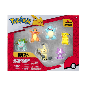 Набір фігурок Jazwares Pokemon 6 шт (PKW2684) (191726425977)
