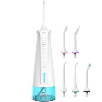 Портативный ирригатор полости рта Nicefeel FC2630 5 насадок (Белый)