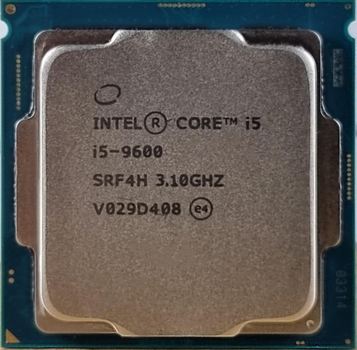 Процесор Intel Core i5-9600 3.1-4.6 GHz LGA1151v2 SRF4H 65W UHD Graphics 630 Б/В