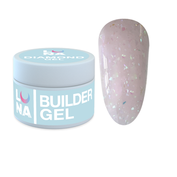 Моделюючий гель LUNA moon Builder Gel Diamond 10, 15 мл
