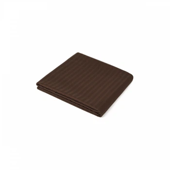Простынь Iris Home Отель Сатин Страйп 1*1 кофе 240*260 (svt-2000022278928)