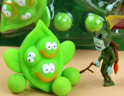 Игрушка Зомби и Горох Растения против зомби Игровой Набор Plants vs Zombies (00252)