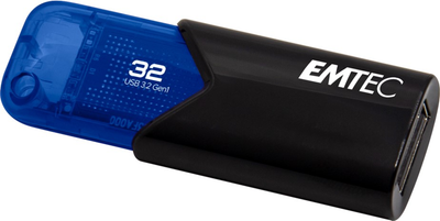 Флеш пам'ять USB Emtec B110 Click Easy 32GB USB 3.2 Blue (ECMMD32GB113)