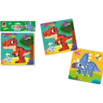 Мягкие пазлы 2в1 Foam Puzzle: Динозавры Vladi Toys RK6050-06
