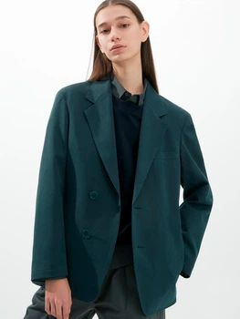 Піджак подовжений жіночий Uniqlo 785367009 L Зелений (1159786972)