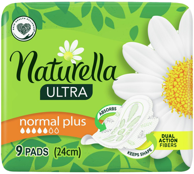 Wkładki higieniczne Naturella Ultra Normal Plus 9 szt (8006540098219)