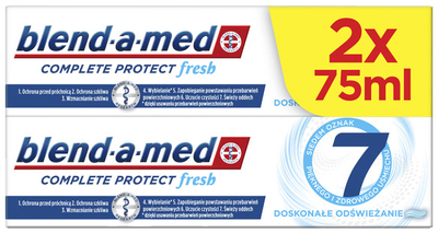 Pasta do zębów Blend-a-med Complete Protect Fresh 2x75 ml (8001090717573)