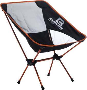 Кемпинговое раскладное кресло BaseCamp Compact Черно-оранжевое (BCP 10306)