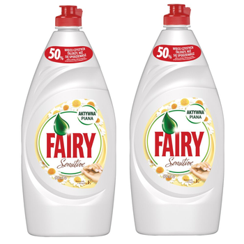 Płyn do mycia naczyń Fairy Sensitive Chamomile & Vit E 2 x 900 ml (8001090207685)