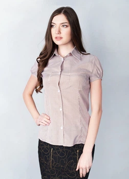 Блуза Meggi 46 Коричневий (NLS-2215-6-Brown)