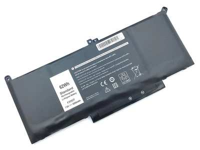 Батарея F3YGT для DELL Latitude 7280, 7290, 7380, 7390, 7480, 7490, E7280, E7290, E7380, E7480 (2X39G) (7.6V 8200mAh 62Wh) (67871)