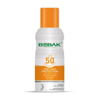 Сонцезахисний спрей SPF 50+ Bebak 150 мл