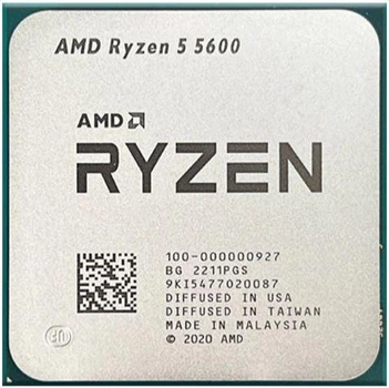 Процессор AMD Ryzen 5 5600 (100-100000927MPK) (Socket AM4, 12T, 4.4 ГГц, Tray)