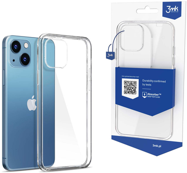 Etui plecki 3MK Clear Case do Apple iPhone 12/12 Pro Transparent (5903108277556)