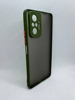 Чехол Sport Matt для Xiaomi Redmi Note 10 Pro Оливковый