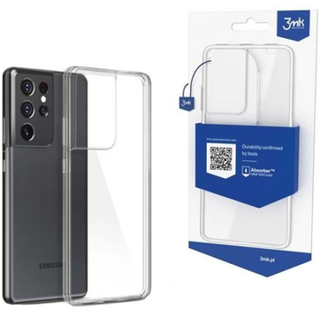 Etui plecki 3MK Clear Case do Samsung Galaxy S21 Ultra Transparent (5903108336031)