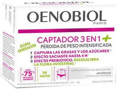 Suplement diety Oenobiol Sensor 3 In 1 60 kapsułek (8713304952259)