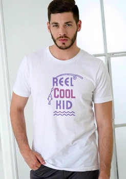 Футболка мужская трикотажная базовая однотонная легкая креативная Reel Cool Kid 3XL белая
