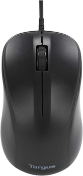 Mysz Targus USB Optical Mouse 3 Button Czarny (AMU30EUZ)