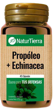 Дієтична добавка Naturtierra Propóleo Echinacea 45 капсул (8412016361969)