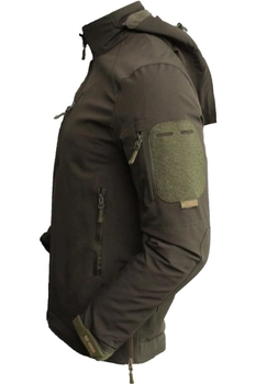 Куртка мужская тактическая Combat Турция Софтшел Soft-Shell ВСУ (ЗСУ) 8177 M оливковая