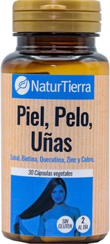 Suplement diety Naturtierra Piel, Pelo, Uñas 30 kapsułek (8412016371166)