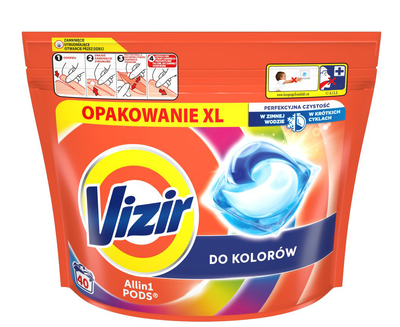 Капсули для прання Vizir Color 40 шт (8001090847607)