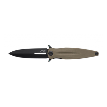 Ніж складний ANV Knives Z400 (DLC Liner lock G10 Plain edge) Olive (ANVZ400-008)