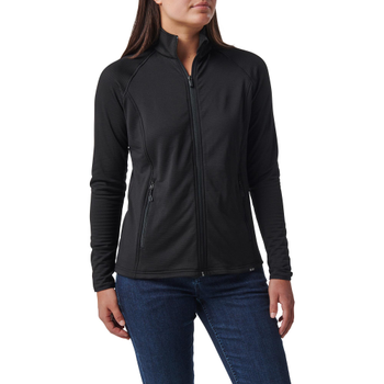 Куртка флісова 5.11 Tactical Women's Stratos Full Zip Black M (62424-019)