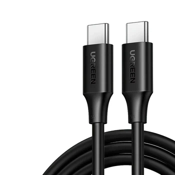 Кабель USB-C 100W UGREEN US562 Type-C to Type-C PD QC 4.0/3.0 для швидкого заряджання MacBook Pro, Samsung PVC 0.5м (15175)