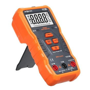 Цифровой мультиметр Richmeters RM113E AC/DC True RMS NCV 6000 Оранжевый