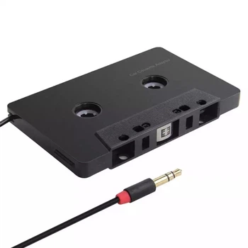 Кассета адаптер для магнитолы 3.5 mm AUX STEREO Черный