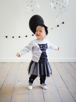 Spódniczka dziecięca dla dziewczynki tiulowa Pinokio Happy Day 62 cm Czarna (5901033219665)